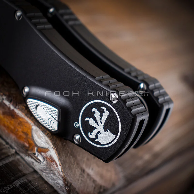 FOOHKNFIE VERSION HALO 6 Micro Tactical Tech HALO VI Gear D2 Steel CNC 6061 Aluminum Handle EDC Self Defense Gear 2
