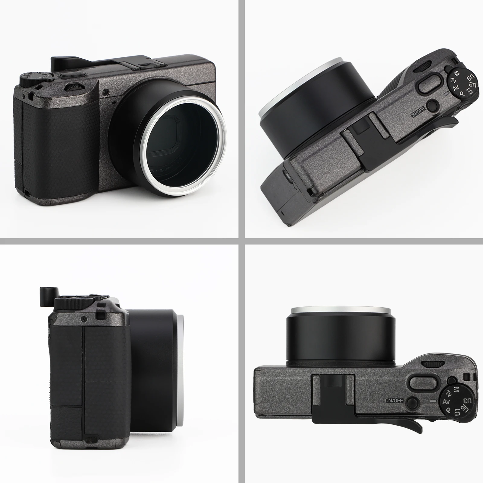 Haoge レンズフィルターアダプターリング RICOH GR III GRIII