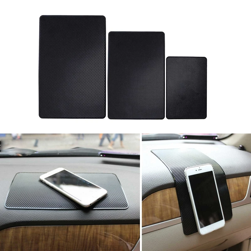 G99F Magic Car Dashboard Sticky Mat Anti Slip Gel Pad Phone Holder For Keys Coins Sunglass Grip Pad car dashboard mat