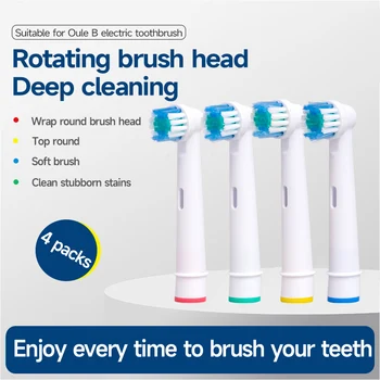 20Pcs/Lot Electric Toothbrush Head For Oral B Sensitive Replacement Brush Heads D25 D30 D32 D18 4739 3709 4728 D4510 D12013