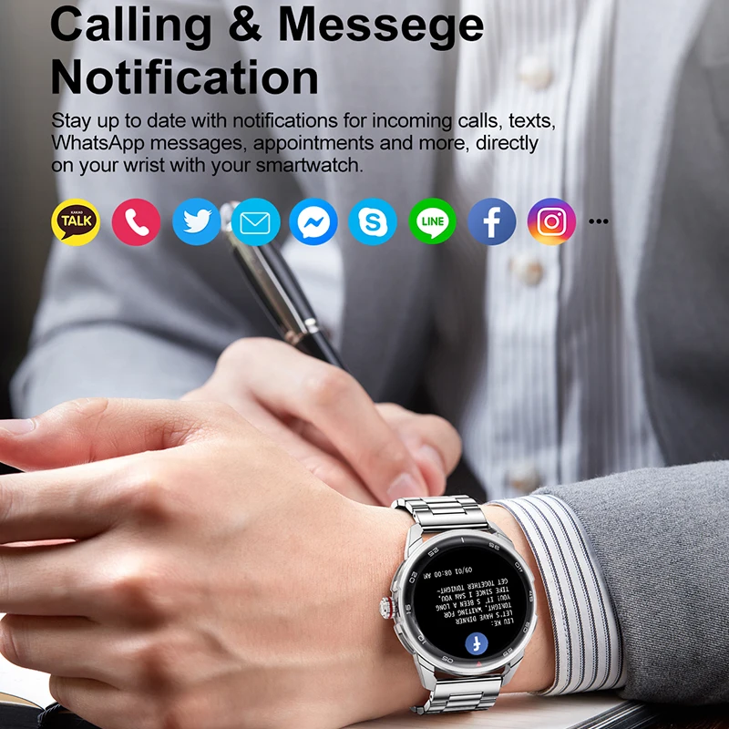 LIGE 2022 η ƿ Ʈ ġ AMOLED HD ũ ׻ ÷ ð 330mAh ƮϽ  Smartwatch