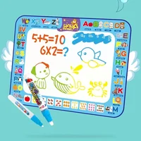 Children Large Floor Games Toys Water Drawing Mat Parent-child Interactive Colorful Doodle Props Mat Set Toys Gift for Kids 1