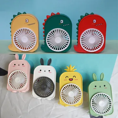 

Mini Handheld Small Electric Fan Portable Cool And Cute Little Animal Fans Desk Dormitory Office Student Gifts Long Enduranc