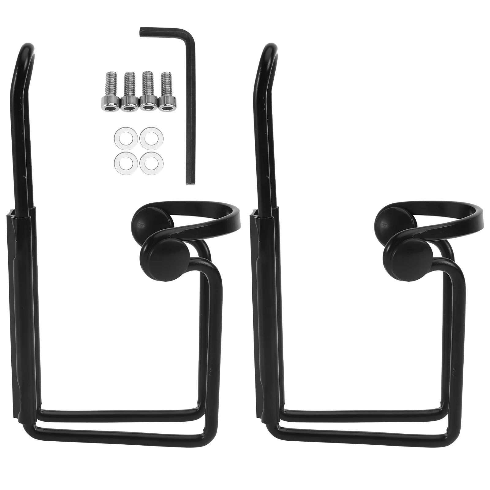 

2pcs Bike Water Bottle Holder Aluminum Alloy Cup Mount Bracket Mountain Road Cycling Accessories
