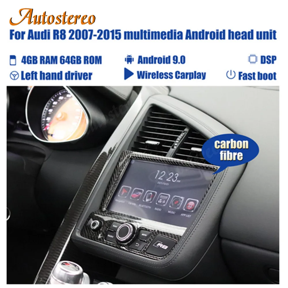 Android Big Boy Toy For Audi R8 Spyder Tony Stark Car GPS Navigation Auto Stereo