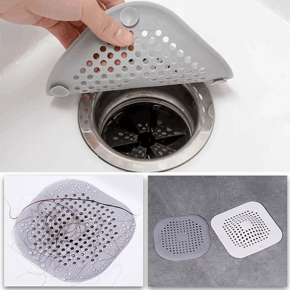 Shower Drain Plug Hair Filter Shower Drain Plug Kitchen Sink Strainer Bathtub Shower Floor Drain Stopper