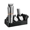 WAIKIL Multi functional 6-in-1 hair clipper USB charging model trimmer battery intelligent digital display repair machine 5