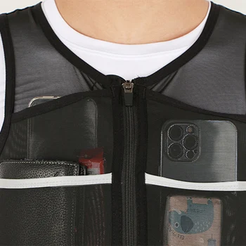 Universal Cross-country Marathon Vest Bags Elastic Running Storage Chest Pack Jacket Breathable for Outdoor Sports Small Item 5