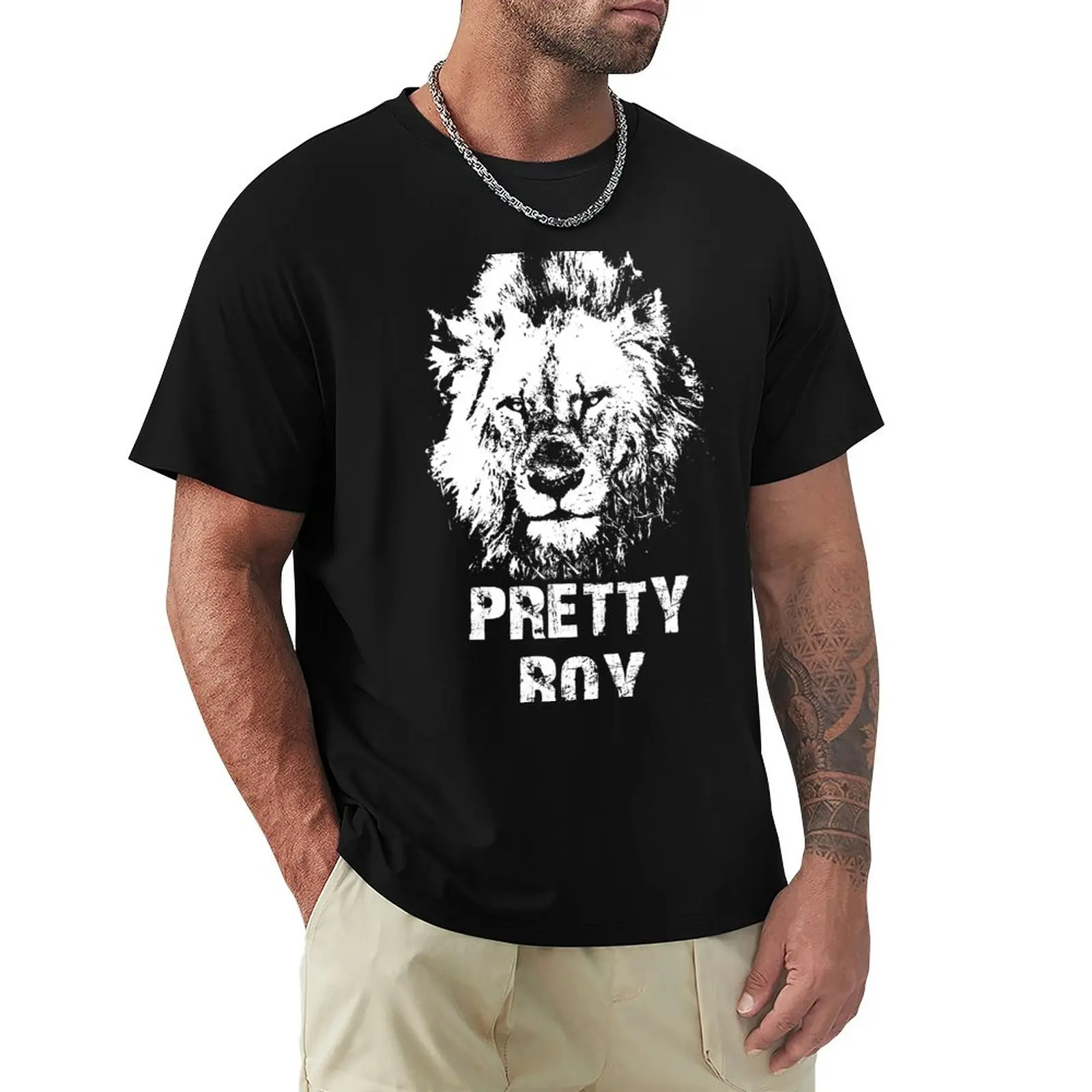 

Pretty Boy Mapogo Lion Of Sabi Sands T-Shirt animal prinfor boys quick-drying vintage clothes Men's t-shirts