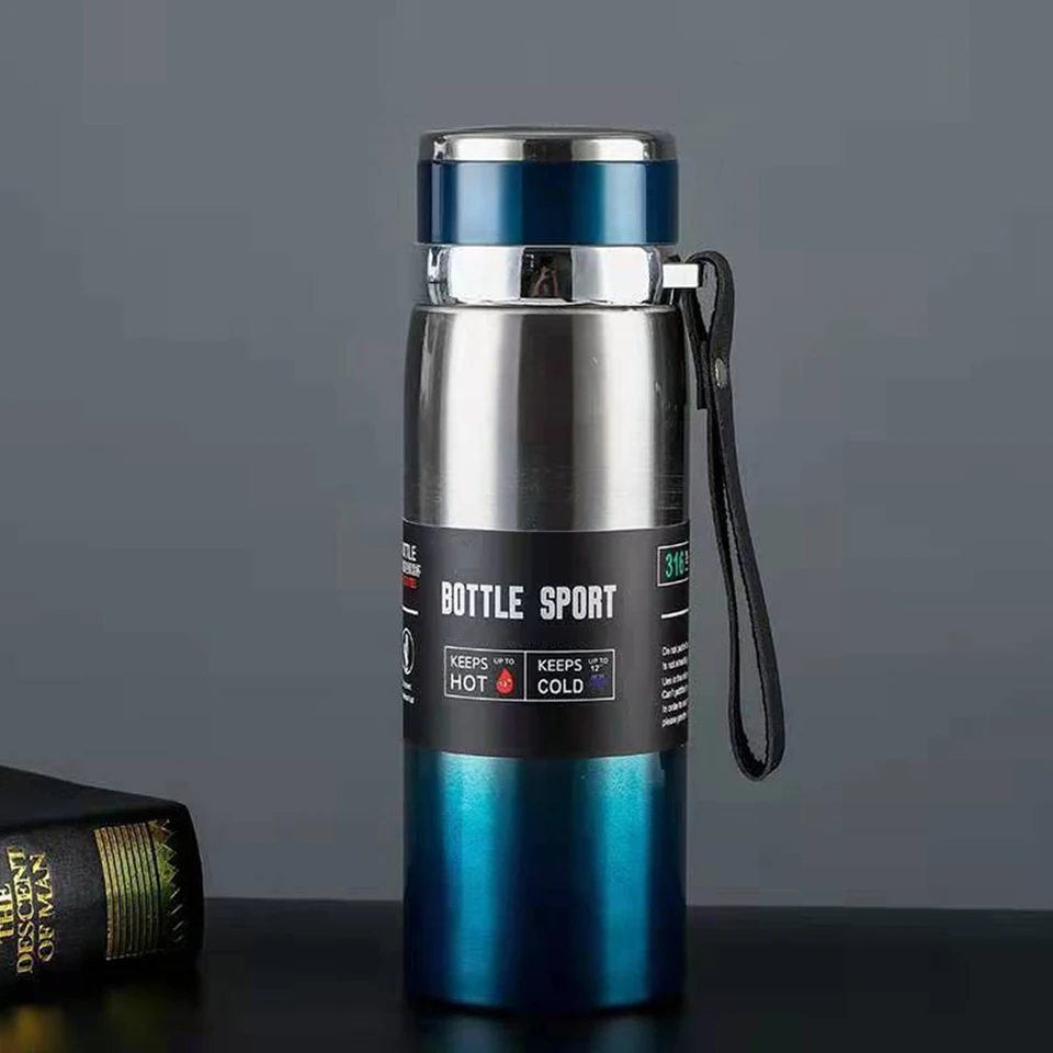 1000ml Insulated Sports Water Bottle with Handle