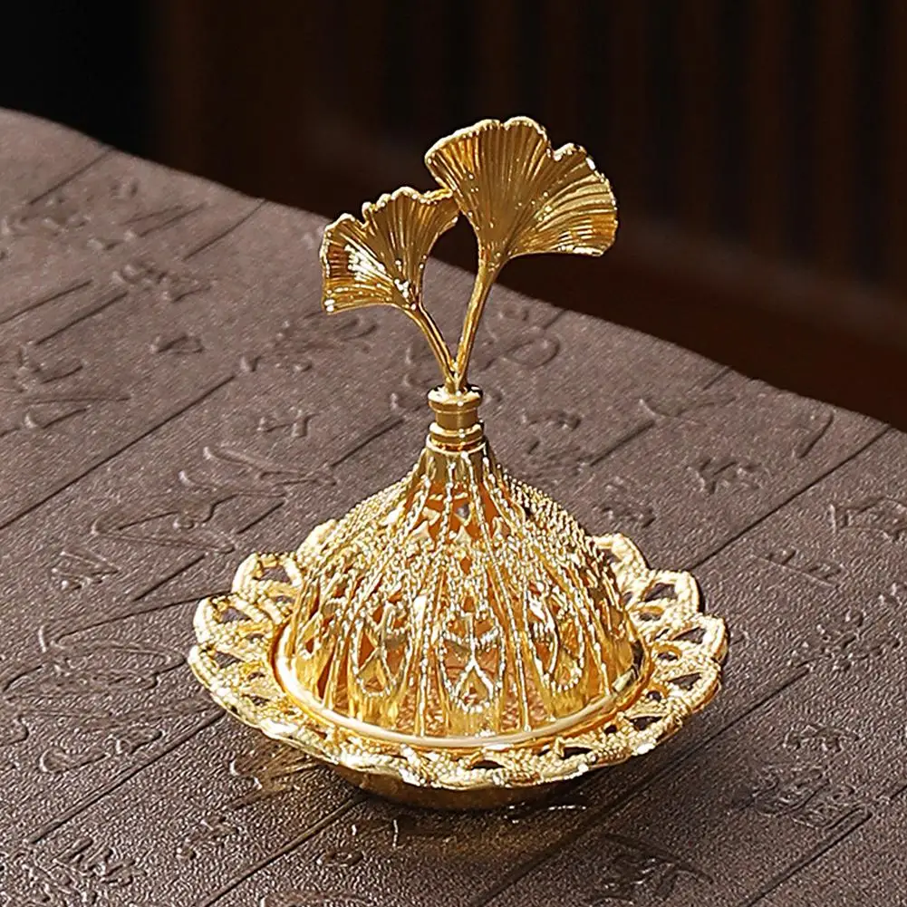 Mini quemador de incienso de oro Eid Mubarak, decoración de Oriente Medio, fiesta de Ramadán Eid al-fitr, creativo, torre de oro