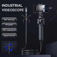 6/8mm 360° 1080P Industrial Rotary Endoscope Inspection Camera Rotation For Cars Inspection Device Android Iphone IOS Mobile 2