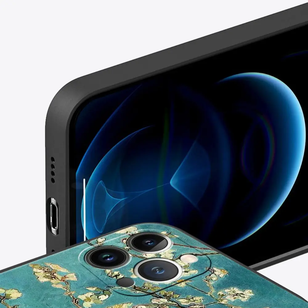Luxury Black Soft Cover with Renaissance Art Design