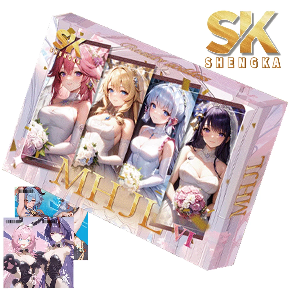 SHENGKA Dream Couple Collection Cards For Child Goddess Story Anime Girls Party Booster Box Character Game Card Table Toys Gift