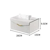 High-Quality Luxury Leather Tissue Box Lid-Flap Magnetic Tissue Holder Artistic Square Paper Storage Rack Napkin Case Home Decor 6