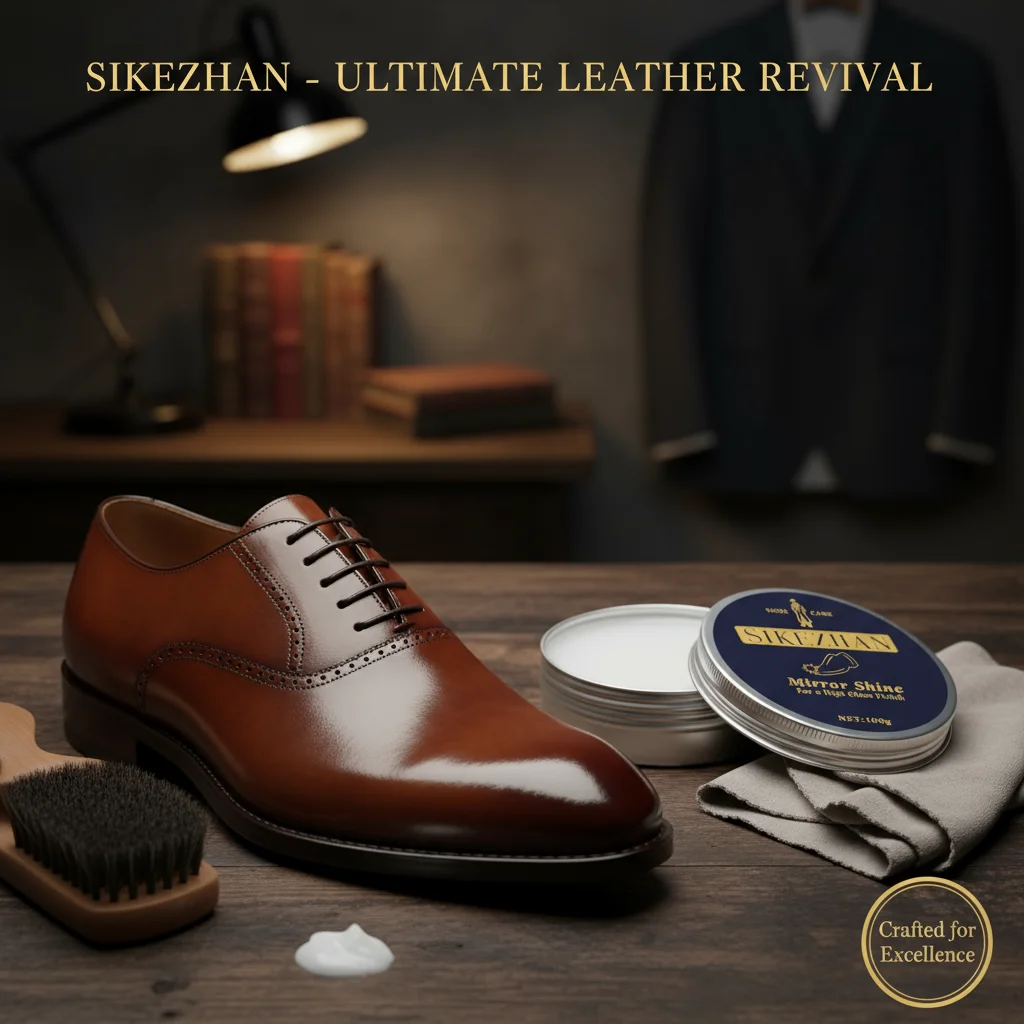 Description Picture 3 of itemLuxury Leather Shoe Polish Cream â€“ Mirror Shine, High Gloss Finish, Premium Shoe Care for Dress Shoes and Boots