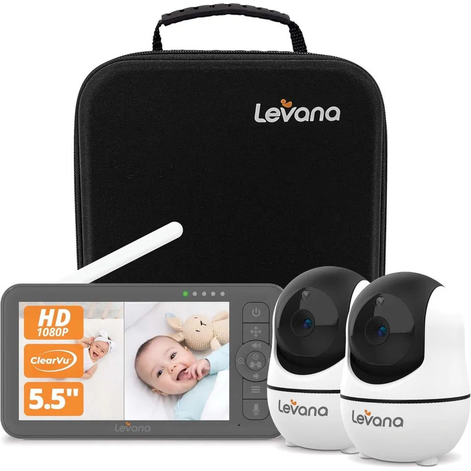 Nala HD Video Baby Monitor with Night Vision Cameras
