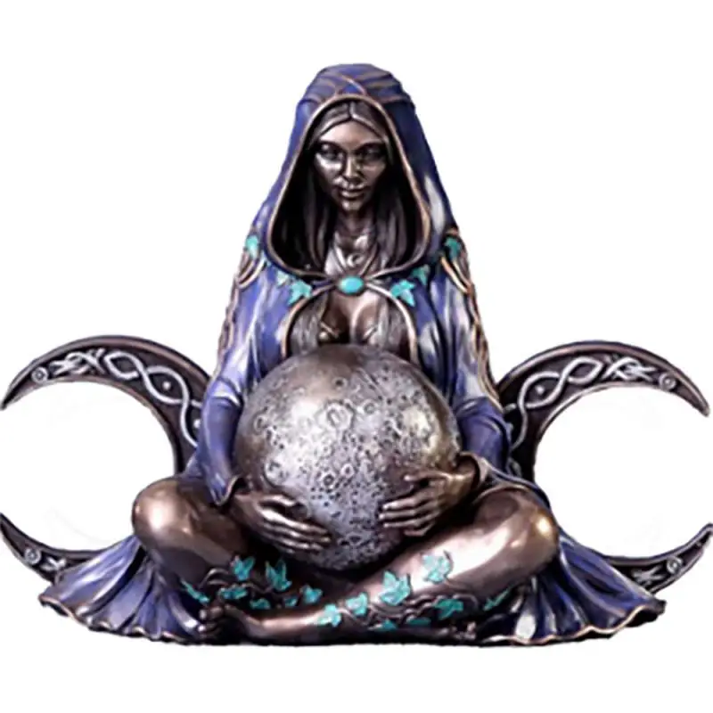 

Mother Earth Art Statue Millennial Gaia Statue Mythic Figurine The New Gaia Mother Earth Goddess Art Statue Decorations for Home