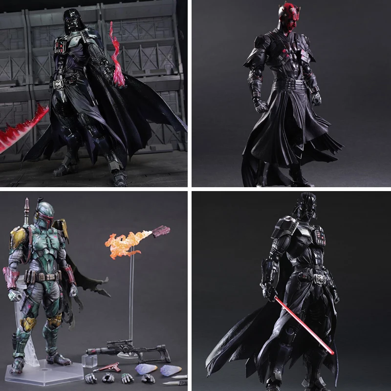 Marvel jogar artes kai star wars figura bobo fett darth vader