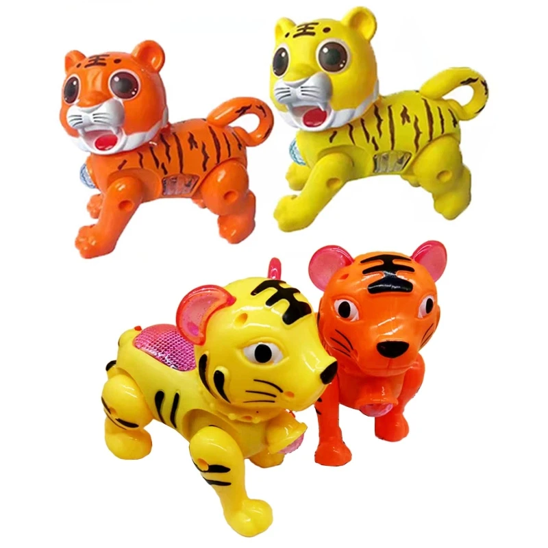 Juguete Musical de tigre de dibujos animados para niño y niña, juguete  eléctrico con luz intermitente, línea de tracción, vehículo de juguete,  G2AE|Transceptores de juguete| - AliExpress