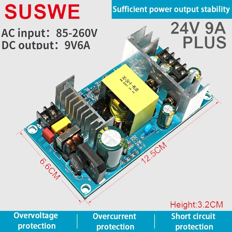 Placa de Circuito Nua para Substituir ou Reparar Fonte de Alimentação Módulo Step Down ac 110v 220v para dc 12v 24v 36v 48v