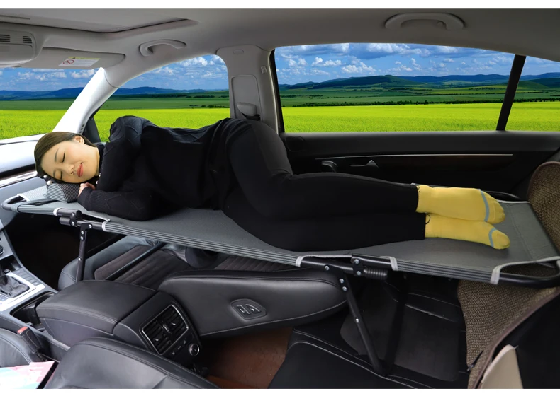 Universal Car Bed Car Modified Bed Co-pilot Sleeping Camping Portable Folding Rear Seat Travel Accessories