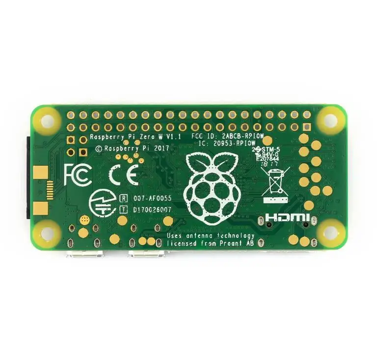 Hot Selling Wholesale Raspberry Pi Zero W Board 1Ghz Cpu 512Mb Ram With Wifi Pi0 Rpi 0 W
