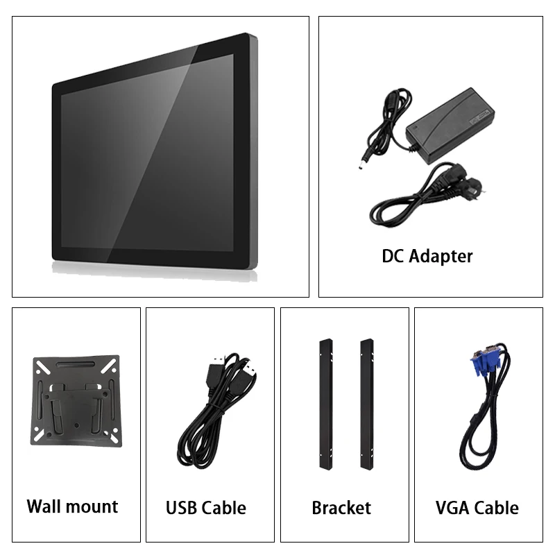 ZHIXIANDA  ġ   ,   ÷, HDMI VGA USB, 1280*1024  ũ, 19 ġ