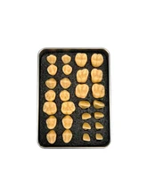  2 Times 28pcs Carved Ivory Model Teaching Model Dentistry Tooth Structure Practice Carving Comparison Pit Fissure Caries Models 