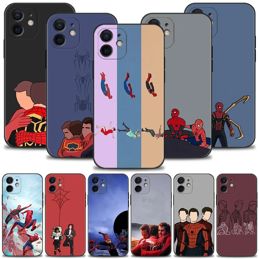 13 pro max cases Case For Apple iPhone 13 12 11 Pro Max Mini X XR XS Max 6 6S 7 8 Plus 5 5S SE(2020) Marvel Cartoon Spiderman Three Generations best cases for iphone 13 pro max