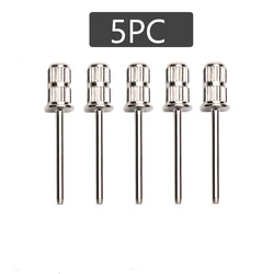 Premium Assorted Size Rubber Sanding Bands - Pack of 5 for Nail Drill and Finishing Touches (Silver - 5PC)