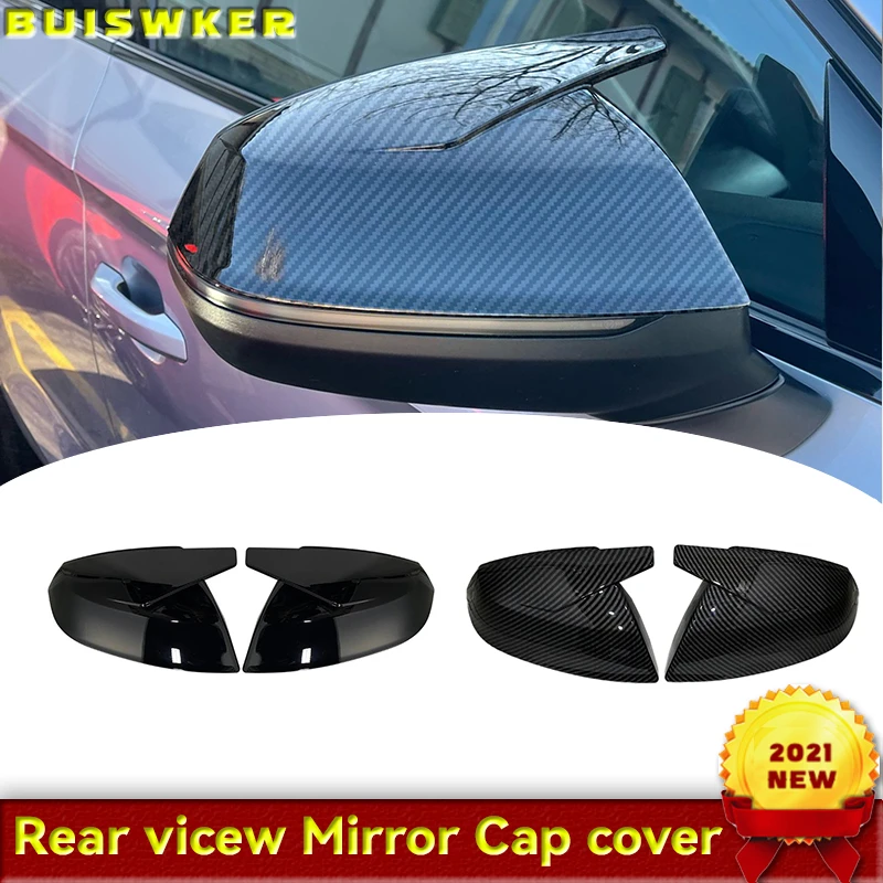 Car Side Door Rearview Side Mirror Cover Cap For Audi Q5 Q5l Sq5 Q7 Sq7
