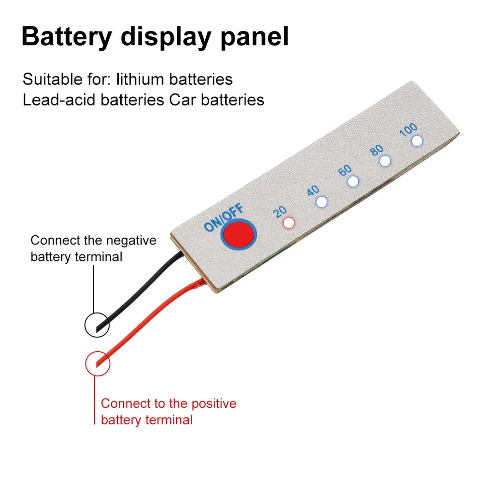 Indicatore Di Capacà Della Batteria Al Lio 1S / 2S / 3S / 4S - Foto 8