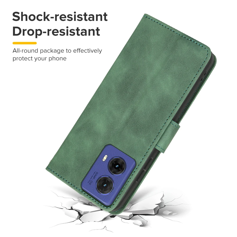 Flip Leather Wallet Cover Magnetic Book Stand Bag For Motorola Moto G85 5G phone case leather phone case leather wallet case leather case