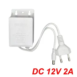 Universal Outdoor Waterproof Power Adapter - 12V DC Charger, 100 - 240V AC Input - American Standard