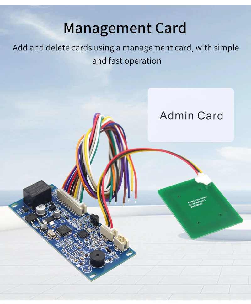 125Khz/13.56mhz RFID DC12V/24V Reader Module Wiegand Intput Access Control Syste