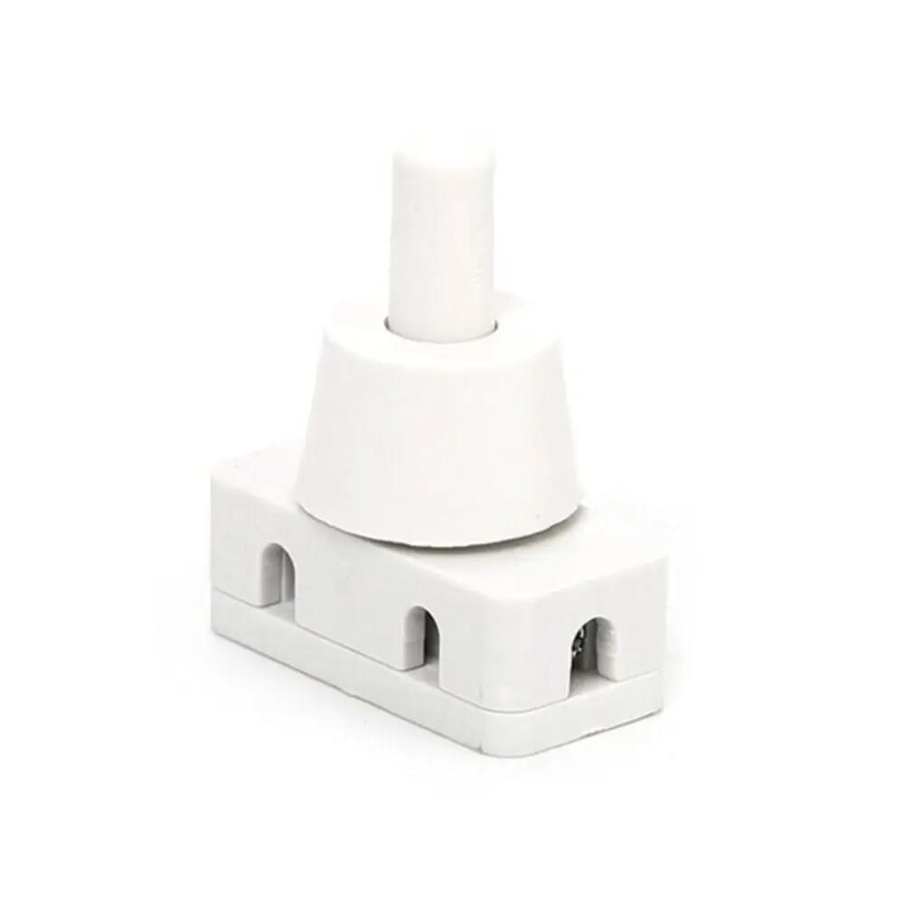 Plastic AC250V ON Push Button Switch for Home Lamps and Industrial Use