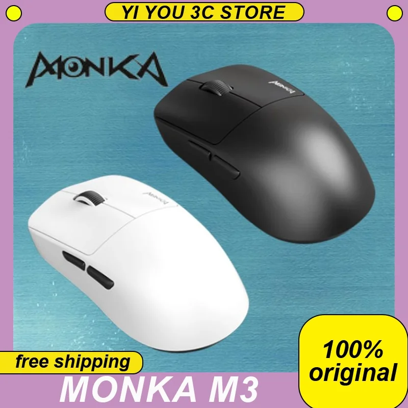 

Мышь Monka M3 беспроводная, 2,4 ГГц, Bluetooth