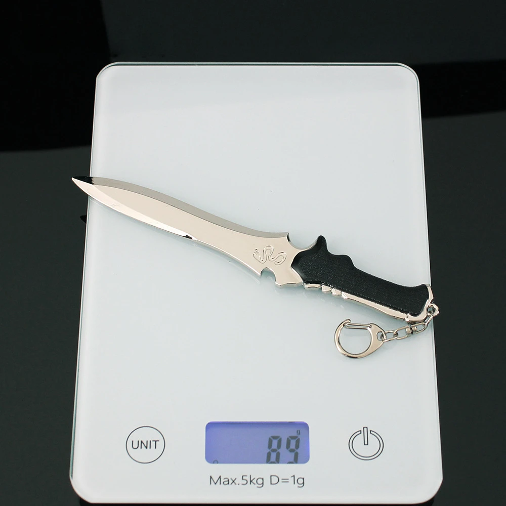 18CM Resident Evil Leon Scott Kennedy Weapon Combat Tactical Knife Game Periphery Full Metal Model Collectible Ornaments Boy Toy 5
