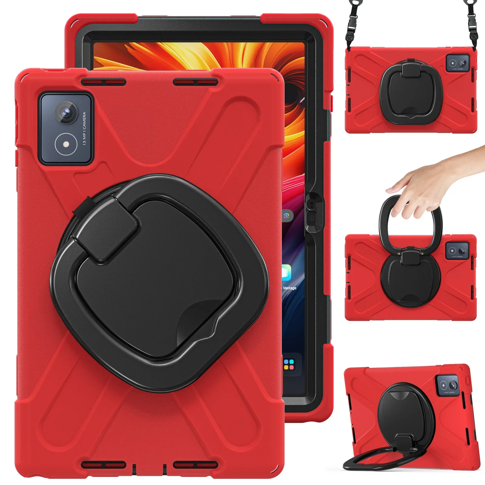 VKL Case For Redmi Pad Pro 12.1 - Silicone Shockproof Adjustable Stand Rubber Soft Shell Protective Cover For Xiaomi Redmi Pad Pro Model 2405CRPFDC Tablet 12.1 Inch | Best Price KSA | Riyadh, Jeddah - View #8