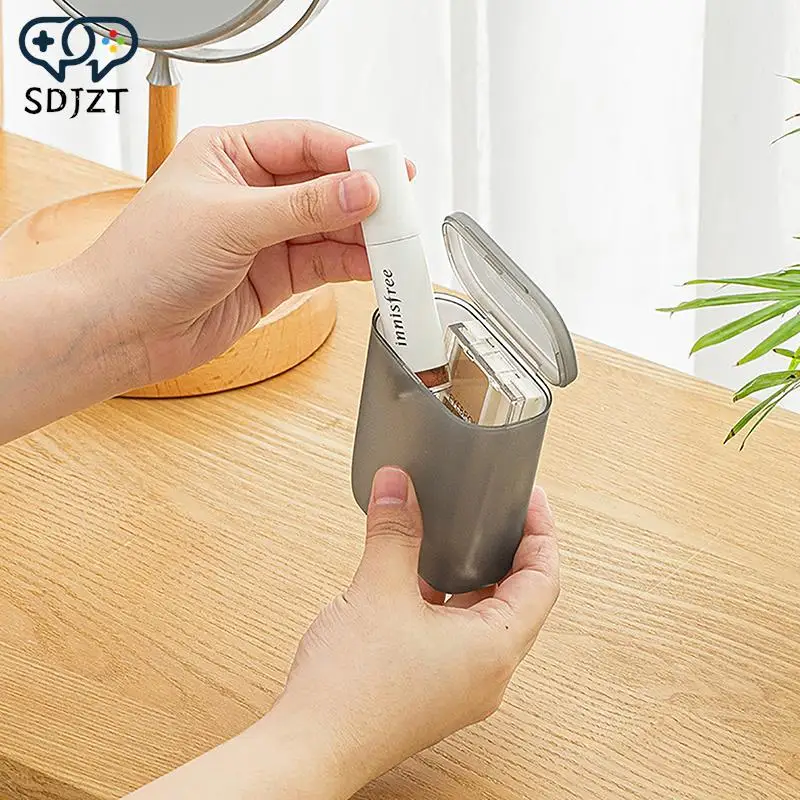 

Dustproof Data Cable Storage Box Portable Desktop Mobile Phone Charger Box Transparent Cable Wire Container Drawer Office Home