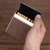 CHANCHAN Fashion Stainless Steel Cigarette Case Box for Man Business Cigarette Pouch Smoking Accessories 5