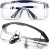 2Pcs Anti-Splash Work Safety Glasses Eye Protecting Lab Goggles Protective Industrial Wind Dust Proof Goggles Cycling Glasses 2