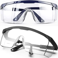 2Pcs Anti-Splash Work Safety Glasses Eye Protecting Lab Goggles Protective Industrial Wind Dust Proof Goggles Cycling Glasses 2