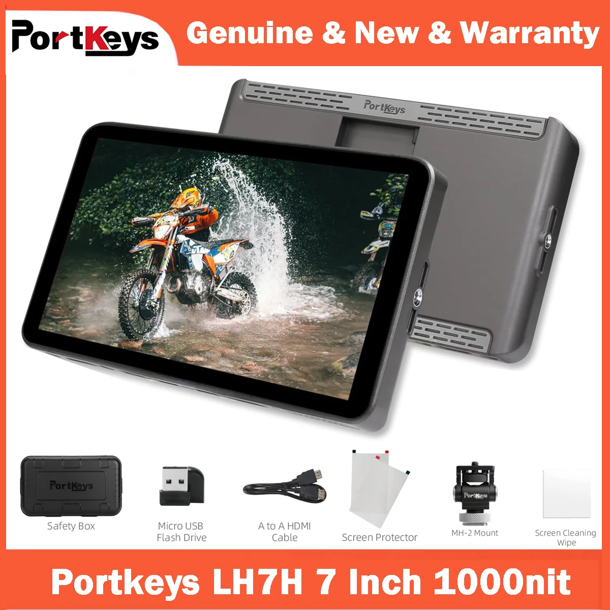 Portkeys LH7H 外部モニター (カメラモニター) 美品】Portkeys - LH7H