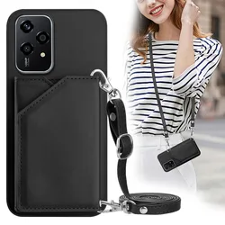 Leather Wallet Strap Crossbody Phone Case with Lanyard for Google Pixel 9 5G (YB0750)