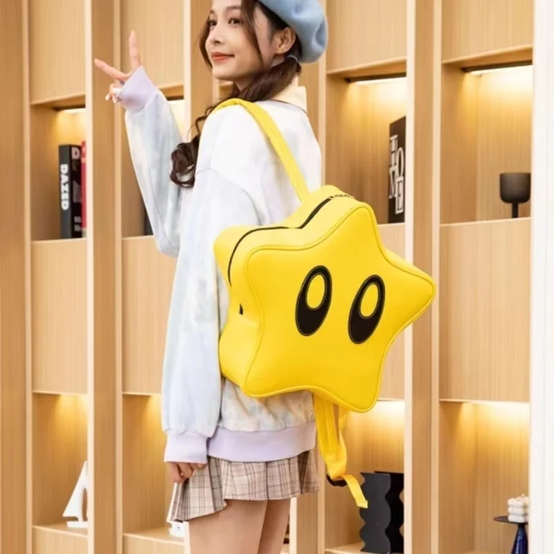 Y2K Korean Japanese Casual Kawaii Cartoon Book Bag Girls Cute Star Backpacks Fashion Student Bag Schoolbag Kids Travel Backpacks 4