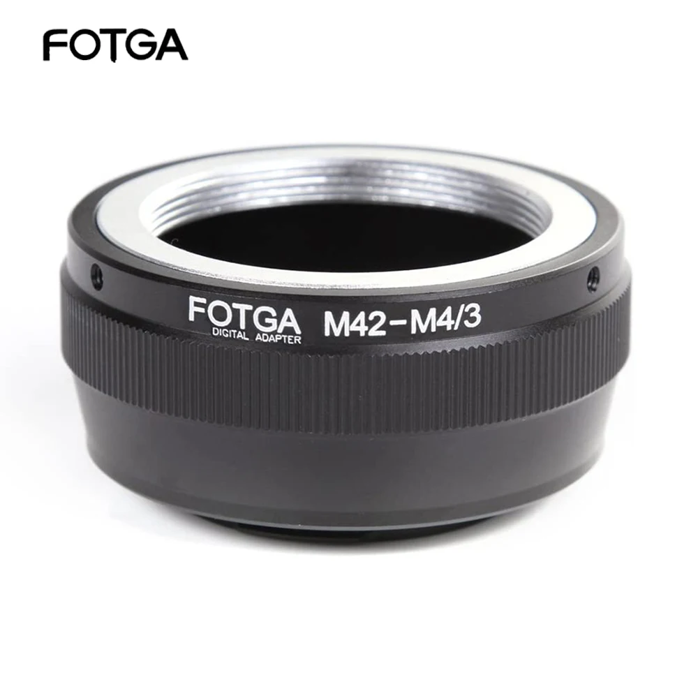 

FOTGA Focus Foto Adapter Ring for M42 42mm Screw Mount Lens to Olympus Pen and Panasonic Lumix MFT M4/3 Mount Mirrorless Camera