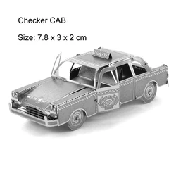 3D Metal Puzzle DIY Laser-Cut Jigsaw - Educational Toy and Desktop Decoration (74-Checker CAB)