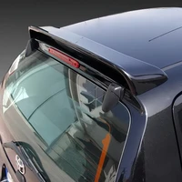 Rear Roof Spoiler V.1 For Toyota Aygo MK1 （2005-2015 ）Hatchback Black FRP Carbon Fibre  Lip Spoiler For Car Tail Wing Decoration 5